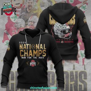 2024 National Champs Won For The Ages Ohio State Buckeyes Football 3D T-Shirt