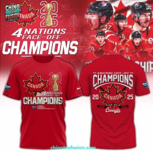 4 Nations Face-Off Champions Canada Hockey 2025 Special New Unisex T-Shirt