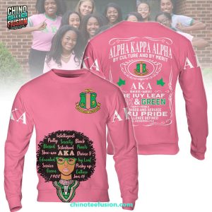 Alpha Kappa Alpha By Culture And By Merit Pink & Green Special New Unisex 3D T-Shirt