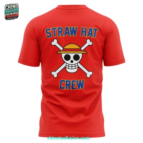 Boston Red Sox x One Piece Straw Hat Crew For Fans 2025 3D T-Shirt