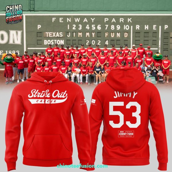 Boston Red Sox x Strike Out Cancer Jimmy For Fans Special New 3D T-Shirt