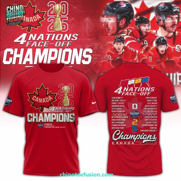 Canada Hockey 2025 4 Nations Face-Off Champions Special New Unisex T-Shirt