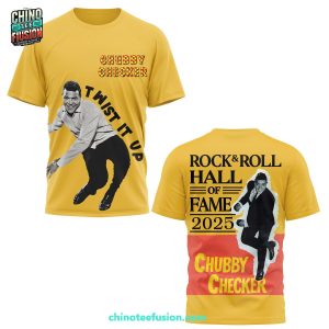 Chubby Checker Rock & Roll Hall Of Fame 2025 3D T-Shirt