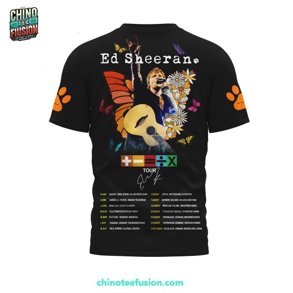 Ed Sheeran Tour 2025 For Fans Special New 3D T-Shirt