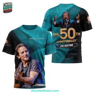 Eddie Vedder SNL 50th Anniversary The Waiting 3D T-Shirt