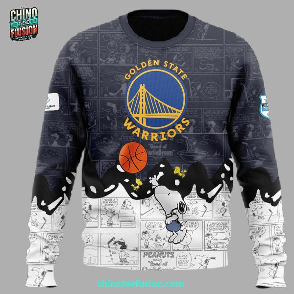 Golden State Warriors 75th Anniversary Of Peanuts Night For Fans 3D T-Shirt