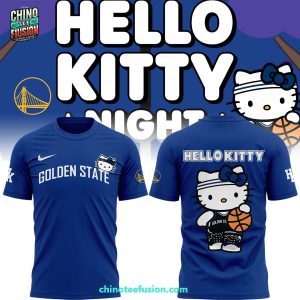 Golden State Warriors x Hello Kitty Night For Fans 2025 Special New 3D T-Shirt