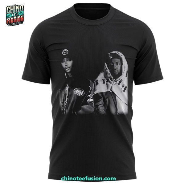 Grand National Tour 2025 Kendrick Lamar & SZA Unisex 3D T-Shirt