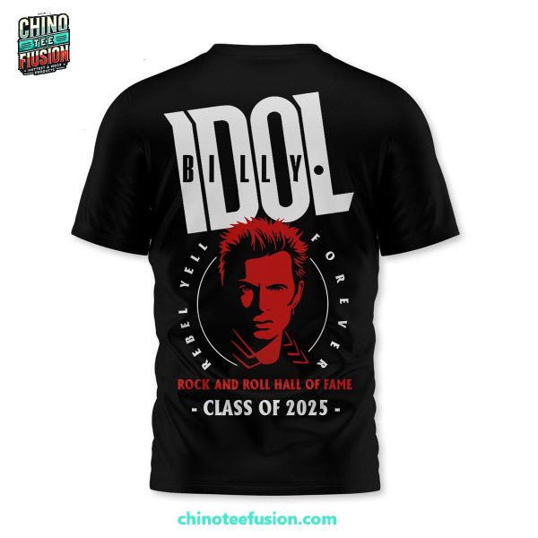 Idol Billy Rock And Roll Hall Of Fame Class Of 2025 3D T-Shirt