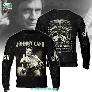 Johnny Cash February 26 1932 93rd Birthday Celebration 3D T-Shirt