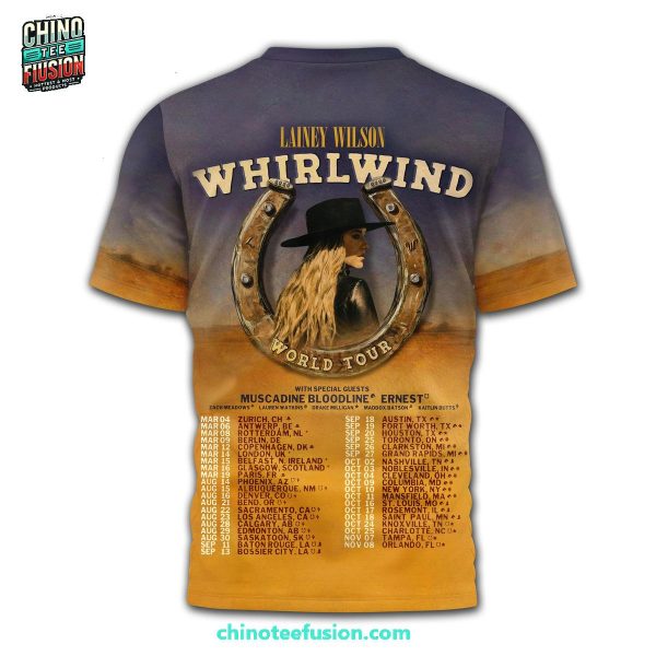 Lainey Wilson Whirlwind For Fans 2025 Limited Edition 3D T-Shirt