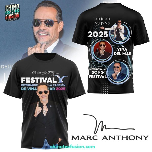 Marc Anthony International Song Festival 2025 3D T-Shirt