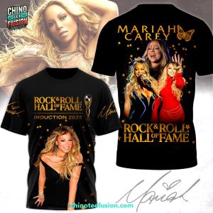 Mariah Carey Rock & Roll Hall Of Fame Induction 2025 3D T-Shirt