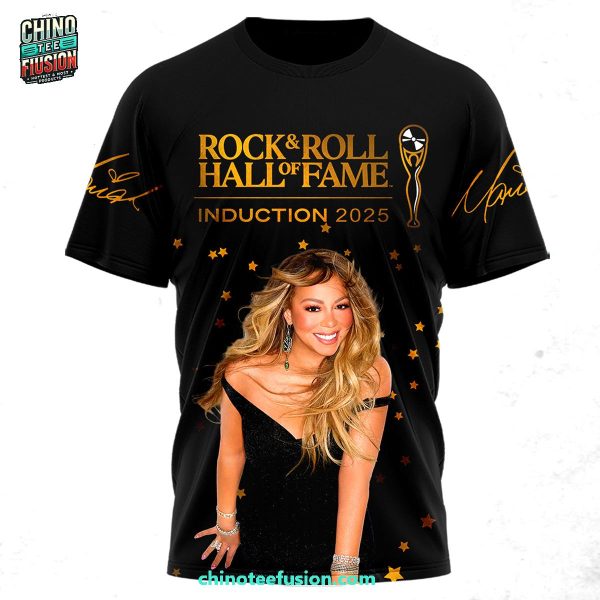 Mariah Carey Rock & Roll Hall Of Fame Induction 2025 3D T-Shirt