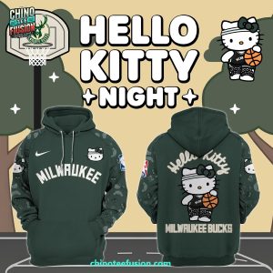 Milwaukee Bucks x Hello Kitty Night 2025 For Fans 3D T-Shirt