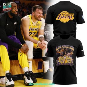 NBA Los Angeles Laker Lebron James x Bronny James For Fans Special New 3D T-Shirt