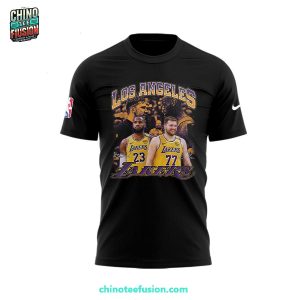 NBA Los Angeles Laker Lebron James x Bronny James For Fans Special New 3D T-Shirt