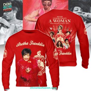 Never Understimate A Woman Who Loves Delta Sigma Theta And Aretha Franklin 3D T-Shirt