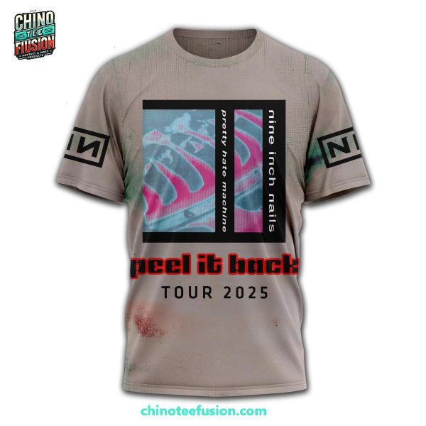 Nine Inch Nails Band Peel It Back Tour 2025 3D T-Shirt