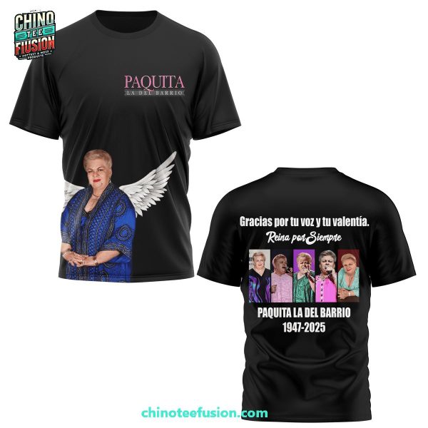 Paquita La Del Barrio 1947-2025 For Fans Special New 3D T-Shirt