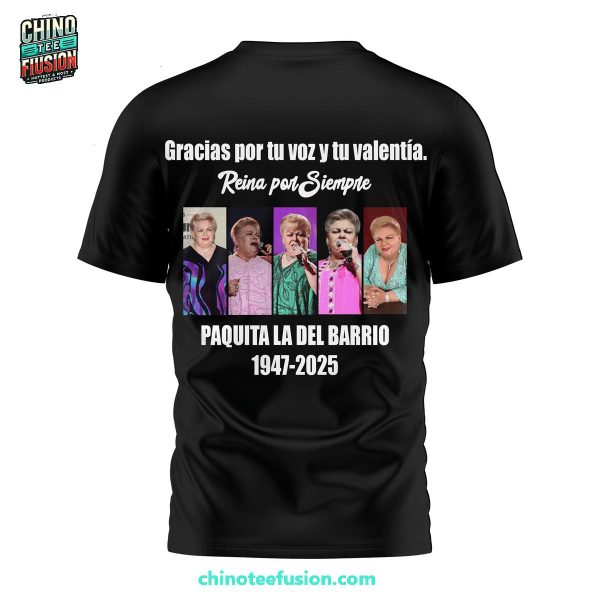 Paquita La Del Barrio 1947-2025 For Fans Special New 3D T-Shirt