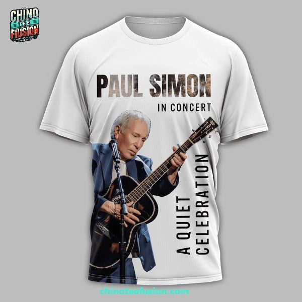 Paul Simon In Concert A Quiet Celebration 2025 3D T-Shirt