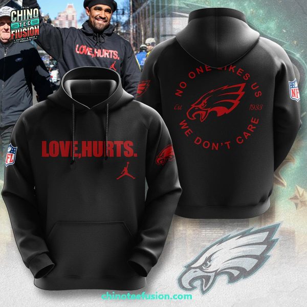 Philadelphia Eagles x Love Jalen Hurts For Fans 2025 3D T-Shirt