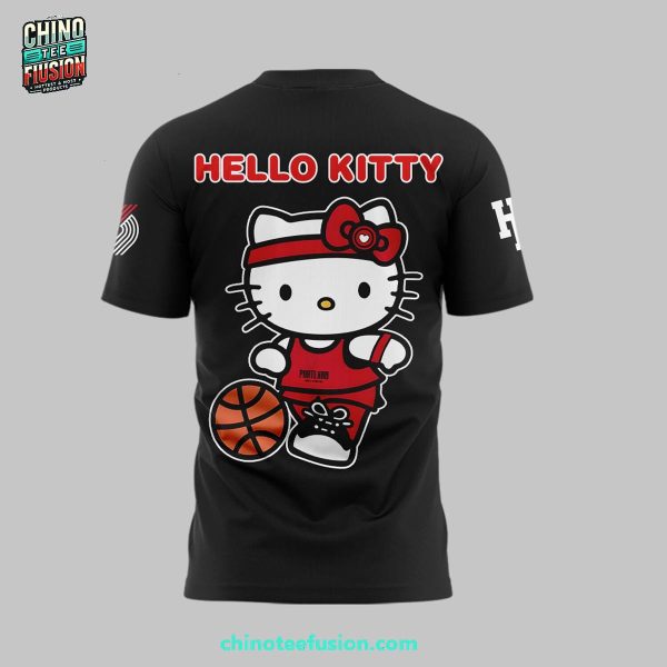 Portland Trail Blazers x Exclusive Hello Kitty Offer 3D T-Shirt