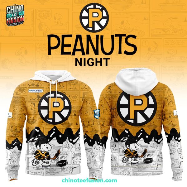 Providence Bruins 75th Anniversary Of Peanuts Night For Fans 3D T-Shirt