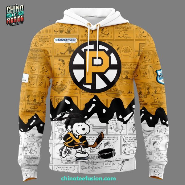 Providence Bruins 75th Anniversary Of Peanuts Night For Fans 3D T-Shirt