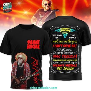 Sammy Hagar 2025 Las Vegas One Foot On The Brake 3D T-Shirt