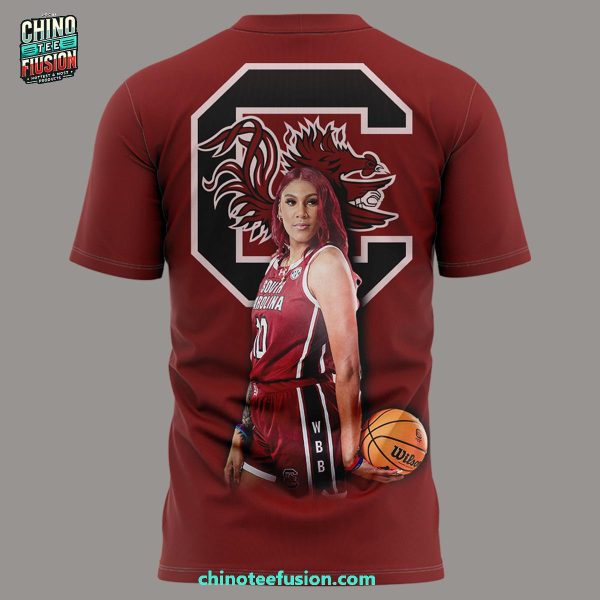 South Carolina Gamecockss Women’s Basketball x Kamilla Cardoso 3D T-Shirt