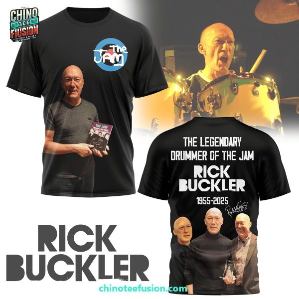 The Legendary Drummer Of The Jam Rick Buckler 1955-2025 Unisex 3D T-Shirt