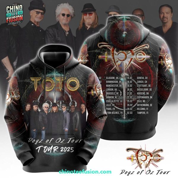 Toto Dogz Of Oz Tour 2025 For Fans Special New 3D T-Shirt