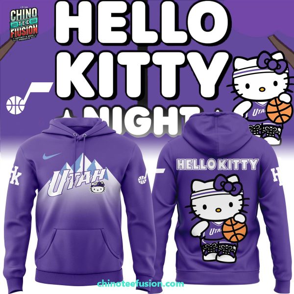 Utah Jazz x Hello Kitty Night For Fans 2025 Special New 3D T-Shirt