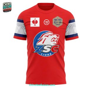 ZSC Lions CHL European Club Champions Hockey League 2025 3D T-Shirt