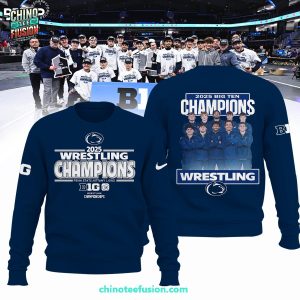 2025 Wrestling Champions Penn State Nittany Lions Big Ten 3D T-Shirt