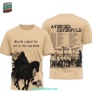 AVenged Sevenfold European Tour 2025 3D T-Shirt