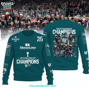 Belfast Giants 2024-2025 Challenge Cup Champions 3D T-Shirt