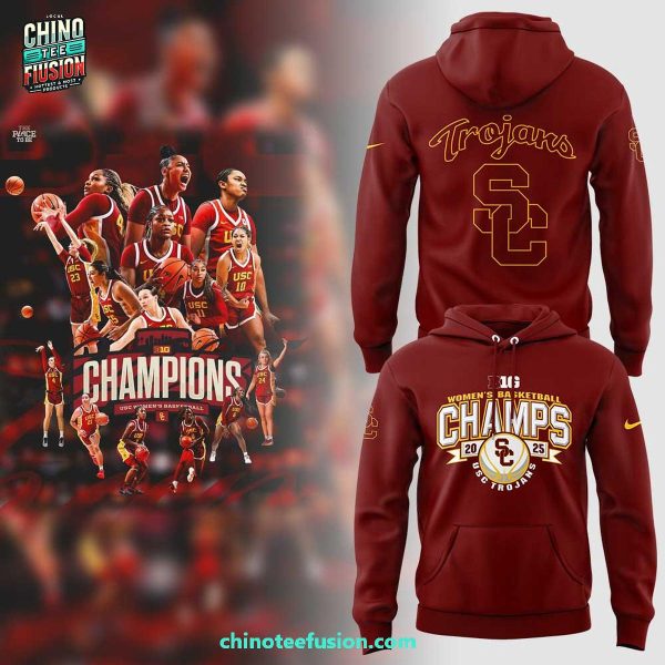 Big Women’s Basketball Champions Regular Season 2025 USC Trojans 3D T-Shirt