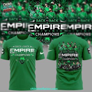 Binghamton Black Bears Back To Back Empire Division Champions 2024-2025 3D T-Shirt