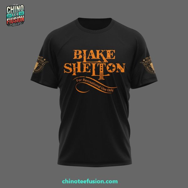 Blake Shelton For Recreational Use Only 2025 3D T-Shirt