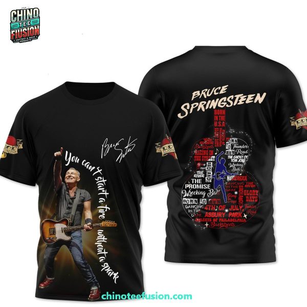 Bruce Springsteen You Can’t Start Fire Without A Spark 3D T-Shirt