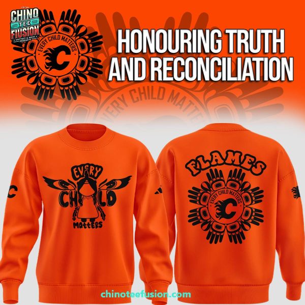 Calgary Flames X Honouring Truth and Reconciliation 2025 3D T-Shirt