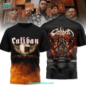 Caliban Band Back From Hell Tour 2025 3D T-Shirt