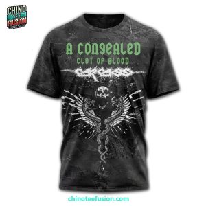 Carcass A Congealed Clot Of Blood Europa Rigor Mortis 3D T-Shirt