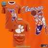 Clemson Tigers Basketbal 2025 Special New 3D T-Shirt