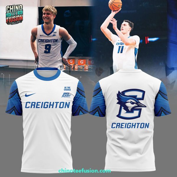 Creighton Bluejays Men’s Basketball Jersey 2025 3D T-Shirt