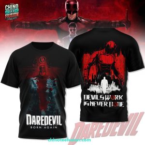 Daredevil Born Again Devil’s Work Is Never Done 3D T-Shirt