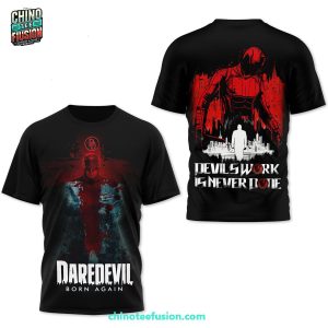 Daredevil Born Again Devil’s Work Is Never Done 3D T-Shirt